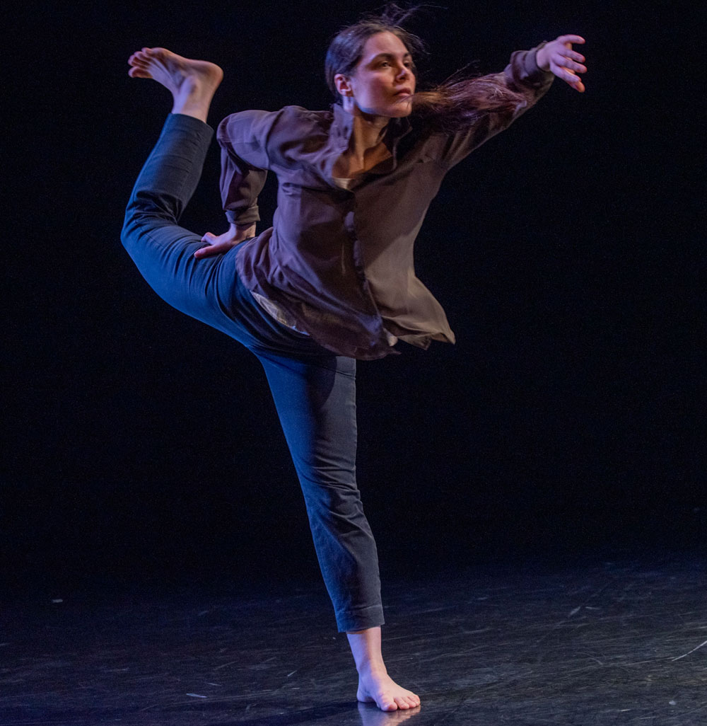 Dancer Rebecca Margolick performs